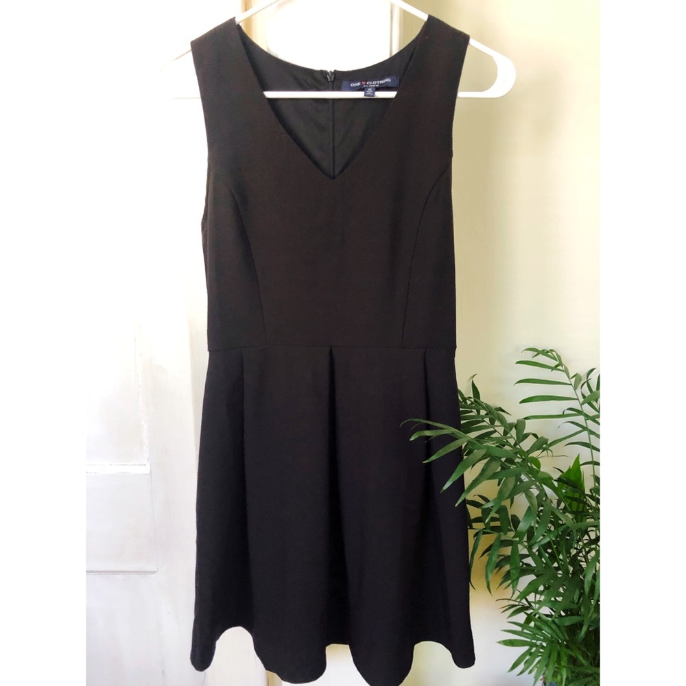 One Clothing Black Flare Dress, size Small